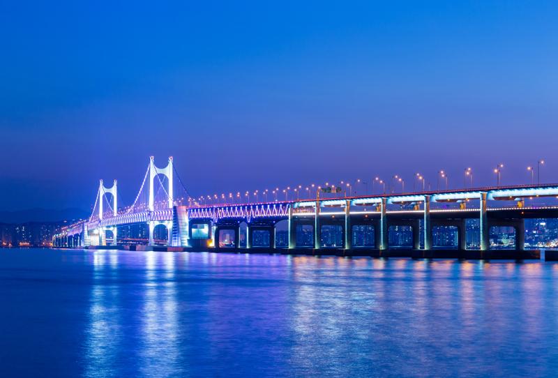 séjourlinguistique-coréedusud-busan-pontdegwangan Séjour linguistique Corée du sud, Busan - Pont de Gwangan