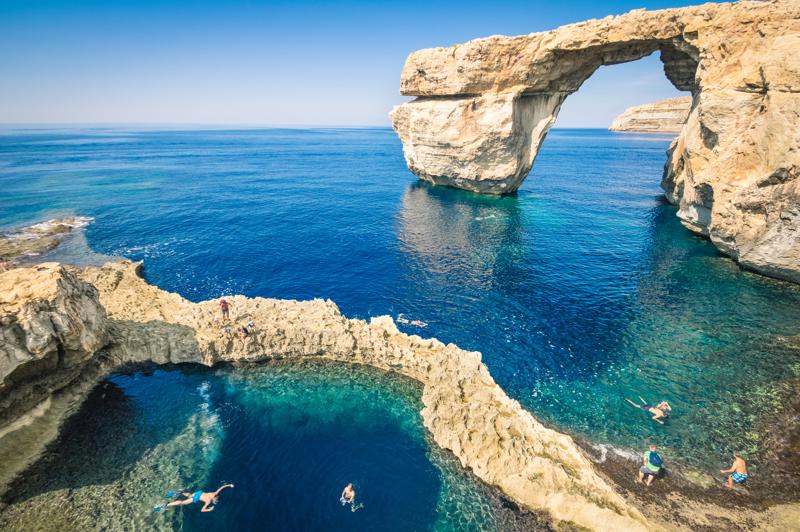 sprachaufenthalt-malta-gozo-azurewindow Sprachaufenthalt Malta, Gozo - Azure Window