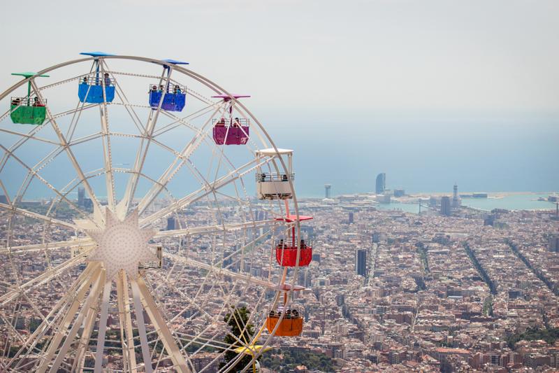 geo-sprachaufenthalt-spanien-barcelona-riesenrad-01 Séjour linguistique Espagne, Barcelone - Grande Roue