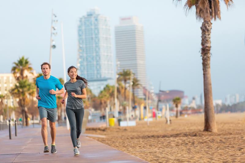 sprachaufenthalt-spanien-barcelon-joggen Séjour linguistique Espagne, Barcelone - Jogging