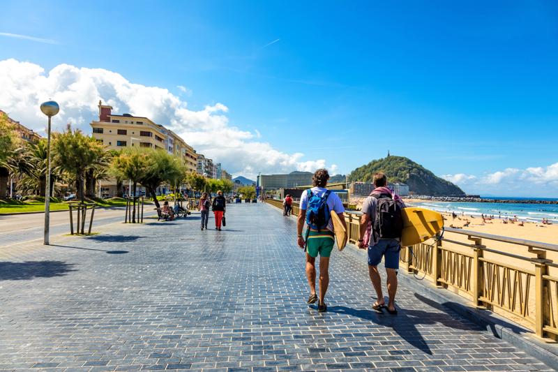 sprachaufenthalt-spanien-sansebastian-promenade Séjour linguistique Espagne, San Sebastián - Promenade