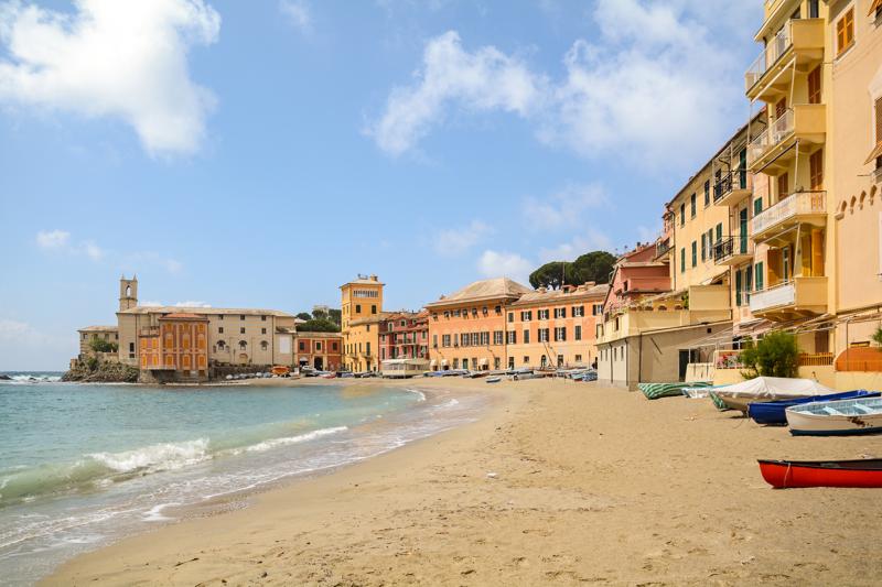 séjourlinguistique-italie-sestrilevante-plage Séjour linguistique Italie, Sestri Levante - Plage